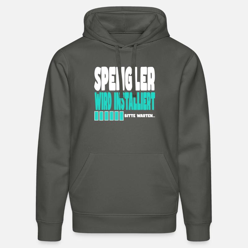 Spengler wird installiert - Stanley/Stella Unisex Bio-Hoodie DRUMMER  - Anthrazit