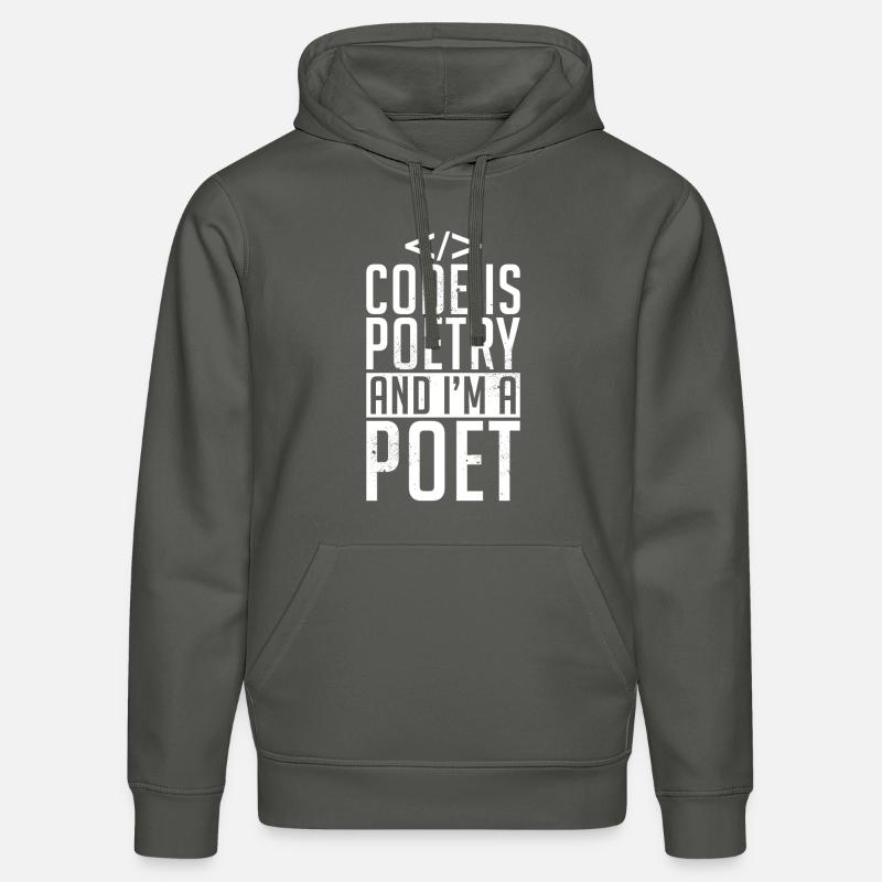 Programmer Developer Coder Code - Stanley/Stella DRUMMER Unisex Organic Hoodie - anthracite