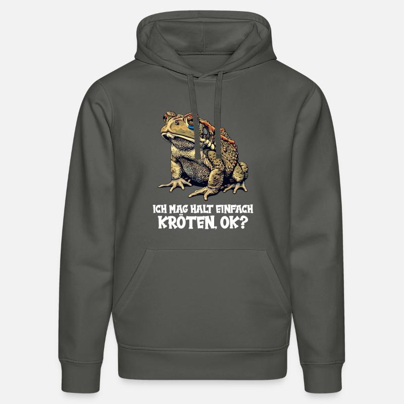 Toad Toads Toad - Stanley/Stella DRUMMER Unisex Organic Hoodie - anthracite