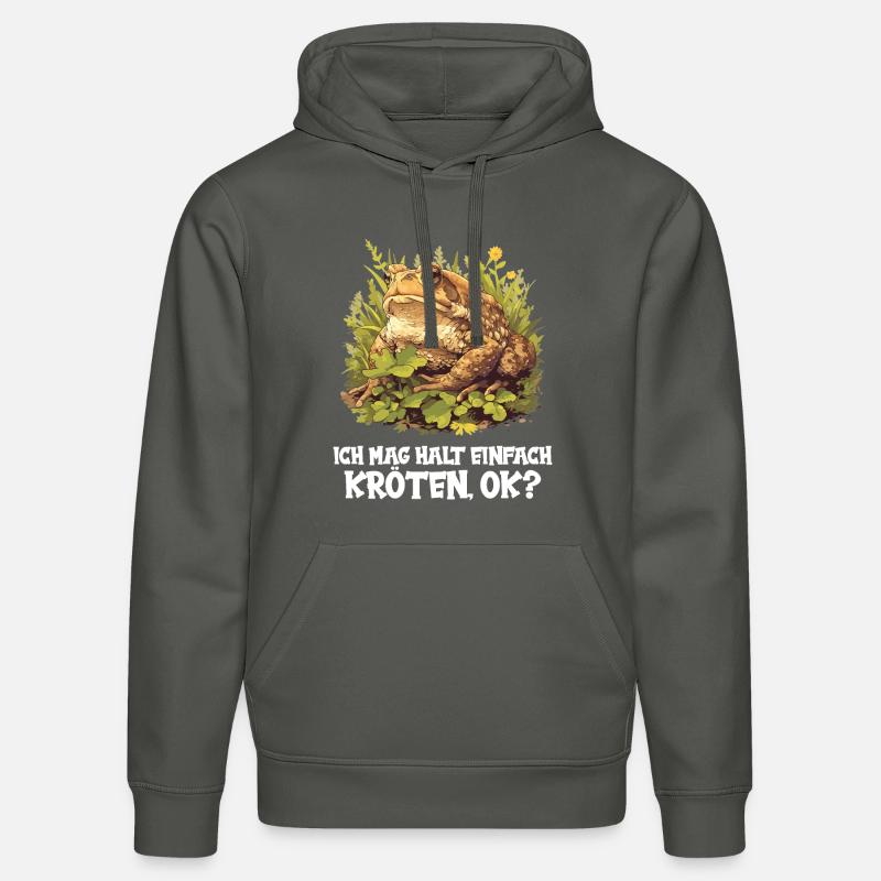 Toad Toads Toad - Stanley/Stella DRUMMER Unisex Organic Hoodie - anthracite