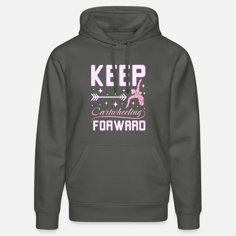 Keep catwheelig forward - Stanley/Stella Unisex Bio-Hoodie DRUMMER - Anthrazit