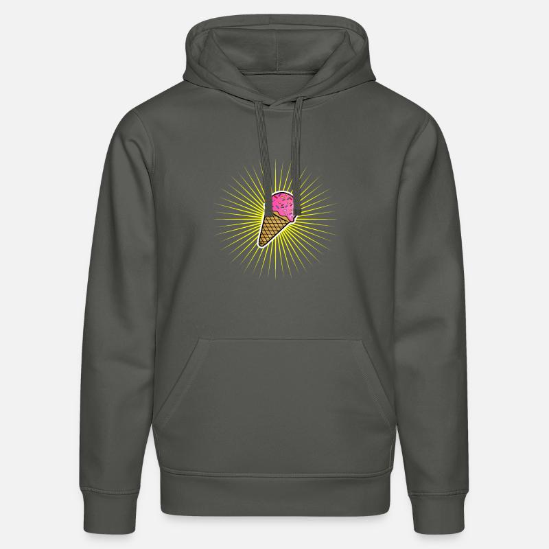 Ice Cream Stern - Stanley/Stella Unisex Bio-Hoodie DRUMMER - Anthrazit