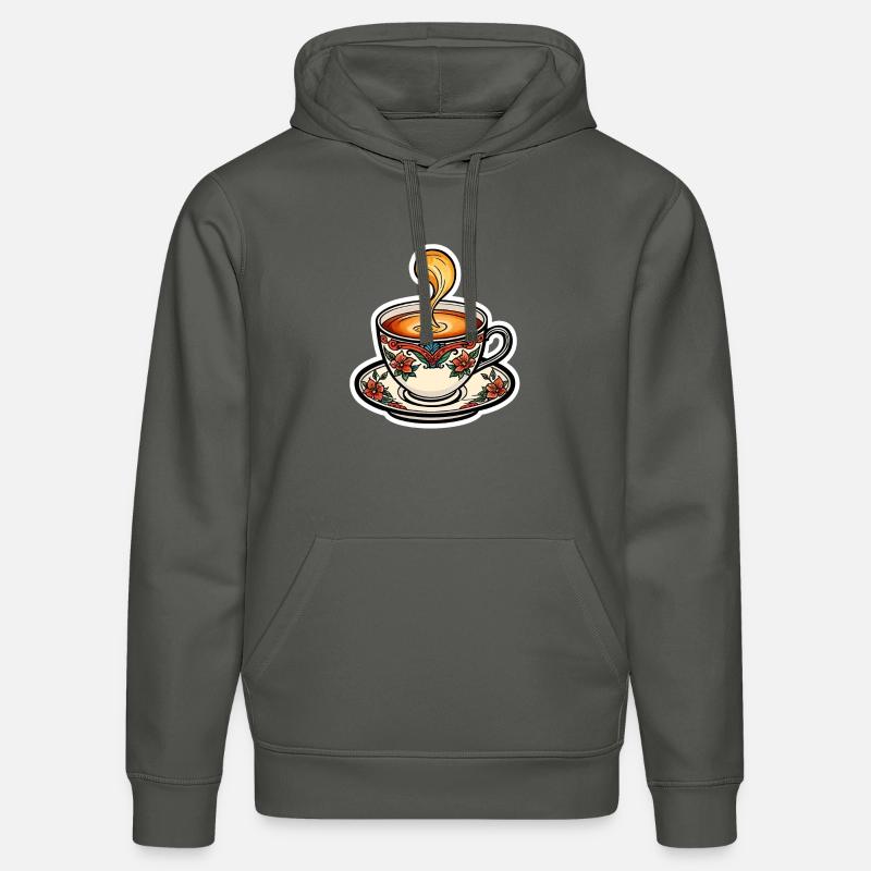 Tasse à thé Neo Traditionnel - Sweat à capuche bio DRUMMER Stanley/Stella Unisexe - charbon