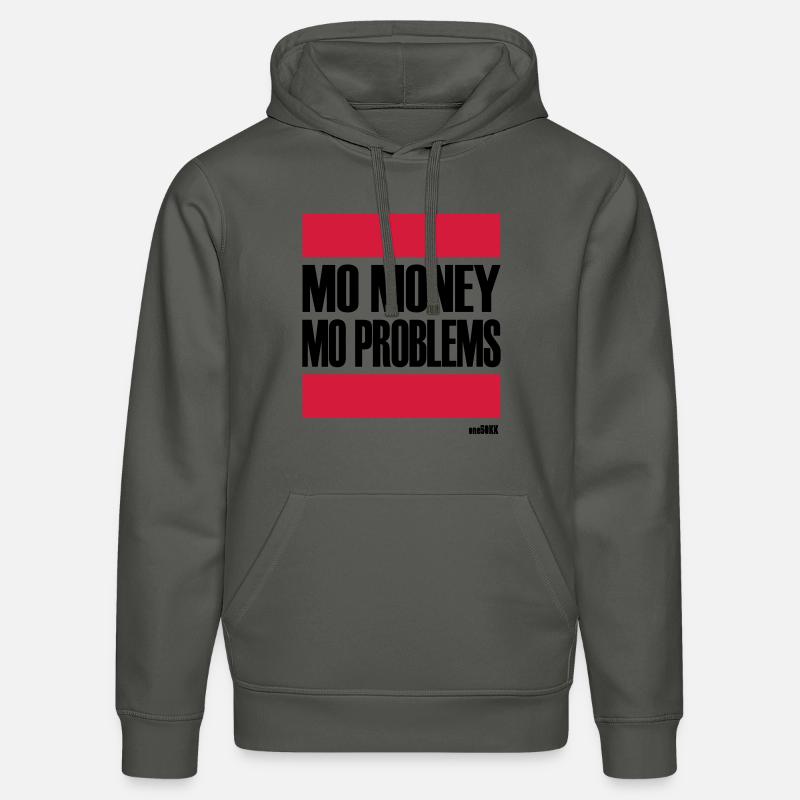 PROBLÈMES PLUS PLUS D'ARGENT - Sweat à capuche bio DRUMMER Stanley/Stella Unisexe - charbon