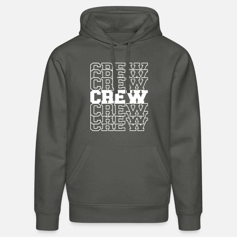crew - Stanley/Stella Unisex Bio-Hoodie DRUMMER - Anthrazit