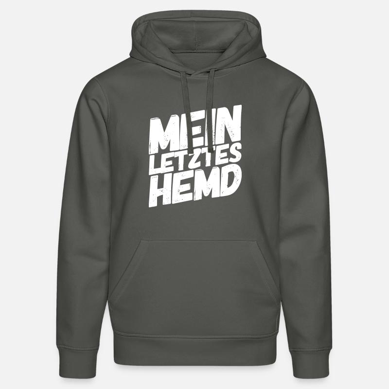 Ma dernière chemise - Sweat à capuche bio DRUMMER Stanley/Stella Unisexe - charbon