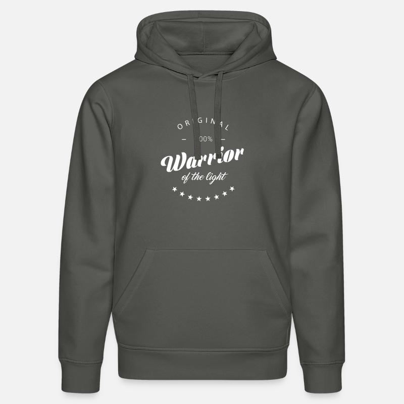 Krieger des Lichts B - Stanley/Stella Unisex Bio-Hoodie DRUMMER  - Anthrazit