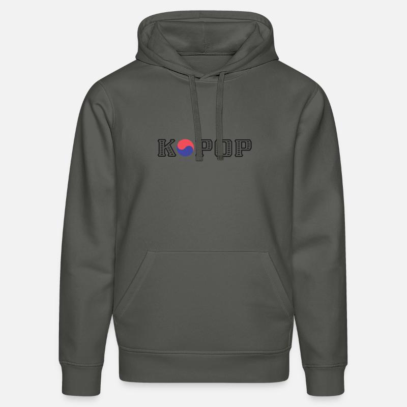 Kpop - Stanley/Stella Unisex Bio-Hoodie DRUMMER - Anthrazit