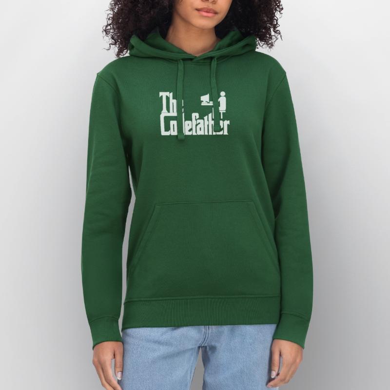 The Codefather Programmierer PC Coding Geschenk Stanley/Stella Unisex Bio-Hoodie DRUMMER 