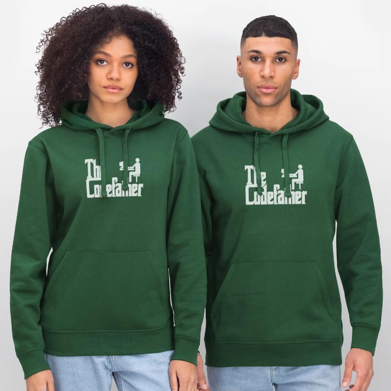 The Codefather Programmierer PC Coding Geschenk Stanley/Stella Unisex Bio-Hoodie DRUMMER 