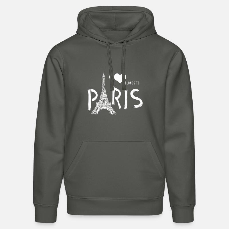 Paris - Stanley/Stella Unisex Bio-Hoodie DRUMMER  - Anthrazit