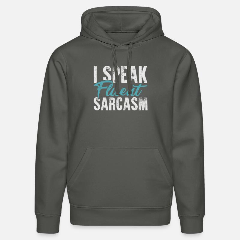 Sarkasmus - Stanley/Stella Unisex Bio-Hoodie DRUMMER  - Anthrazit
