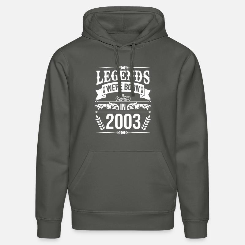19e anniversaire 2003 - Sweat à capuche bio DRUMMER Stanley/Stella Unisexe - charbon