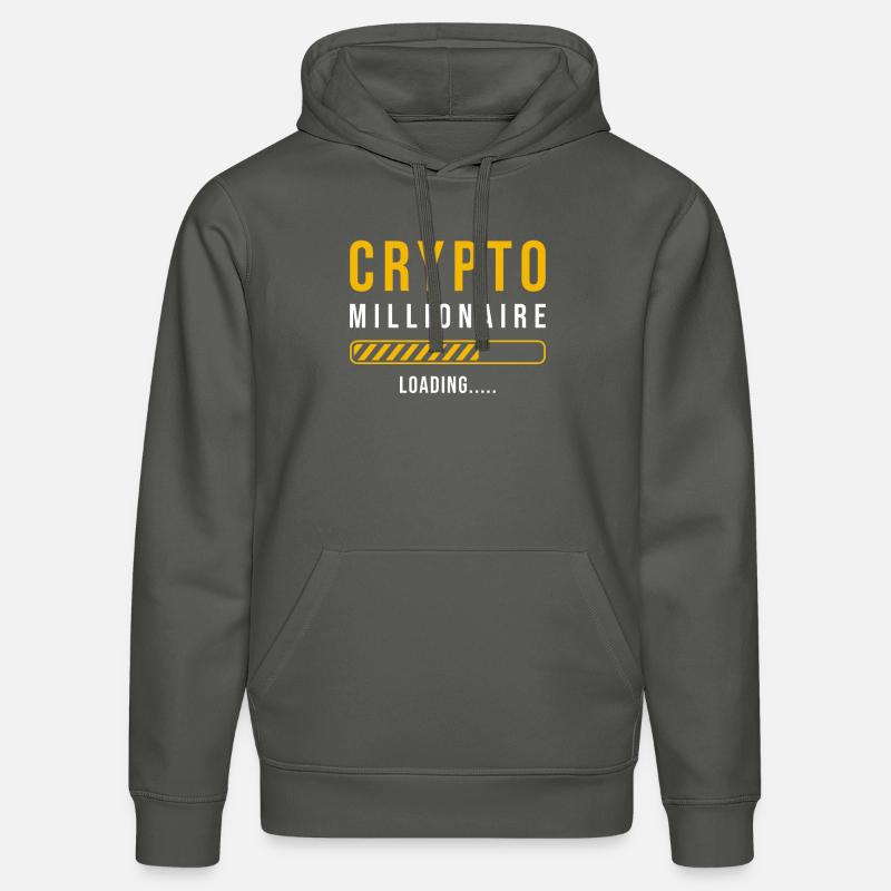 Krypto Millionär loading - Stanley/Stella Unisex Bio-Hoodie DRUMMER  - Anthrazit