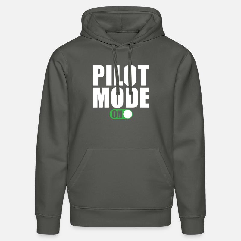 Pilot Modus Ein - Stanley/Stella Unisex Bio-Hoodie DRUMMER  - Anthrazit