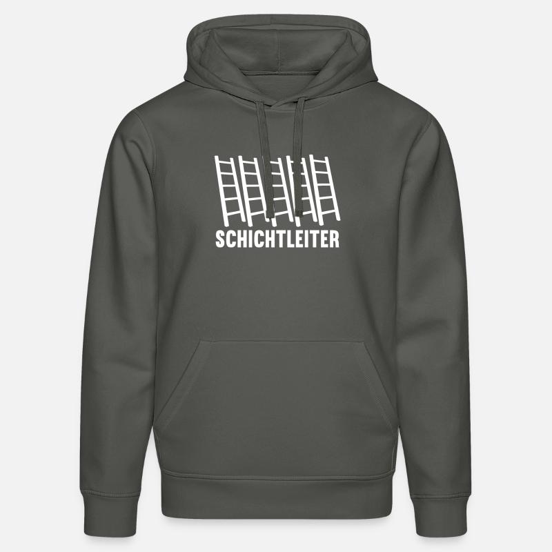 Schichtleiter Nachtschicht Schichtarbeiter - Stanley/Stella Unisex Bio-Hoodie DRUMMER  - Anthrazit