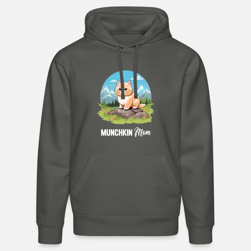 Munchkin Chaton Munchkin Chat - Sweat à capuche bio DRUMMER Stanley/Stella Unisexe - charbon