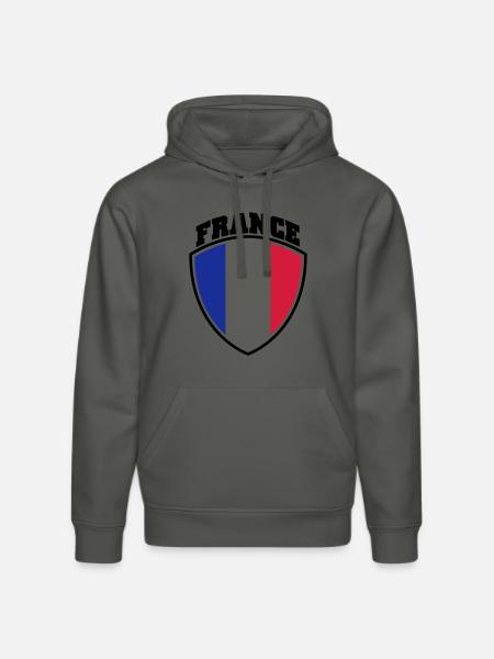 Frankreich - Stanley/Stella Unisex Bio-Hoodie DRUMMER - Anthrazit