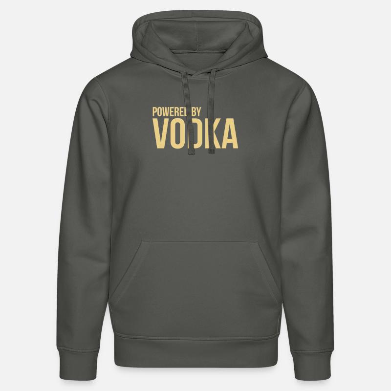 Propulsé par Vodka - Sweat à capuche bio DRUMMER Stanley/Stella Unisexe - charbon