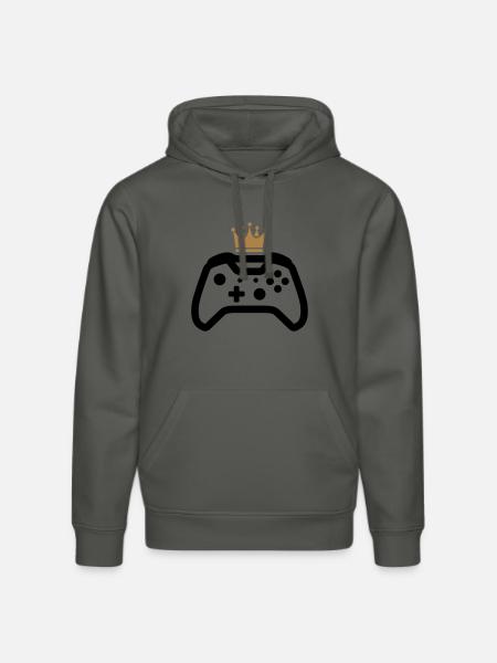 gamer - Stanley/Stella DRUMMER Unisex Organic Hoodie - anthracite