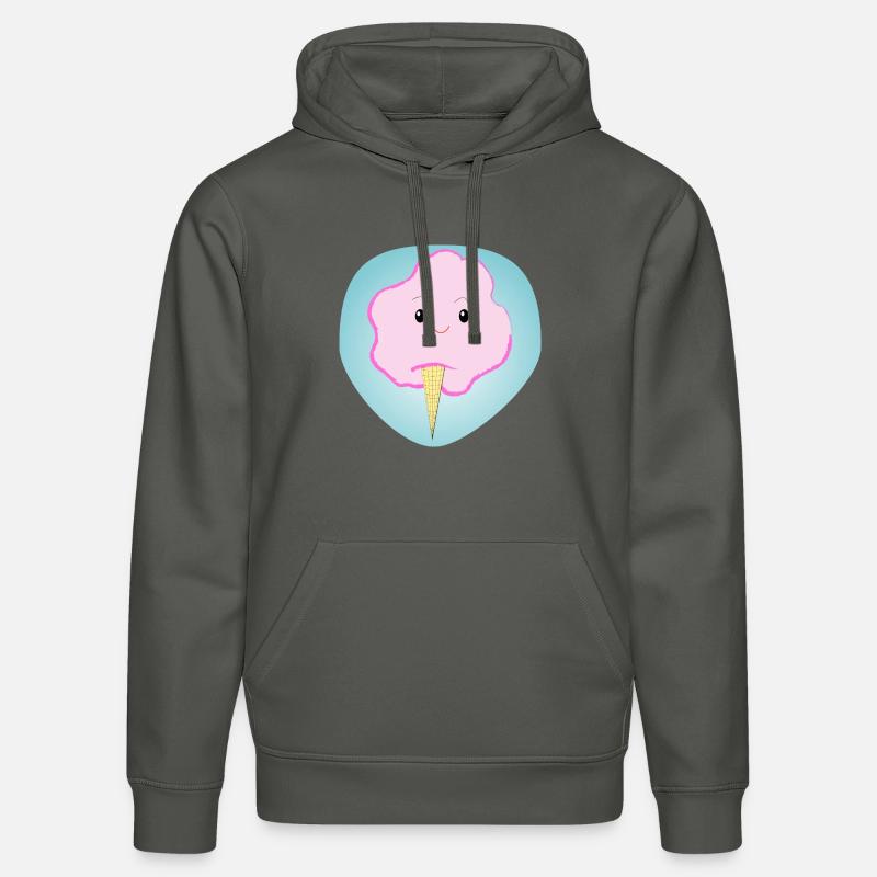 Fröhliche Zuckerwatte - Geschenk - Geschenkidee - Stanley/Stella Unisex Bio-Hoodie DRUMMER  - Anthrazit
