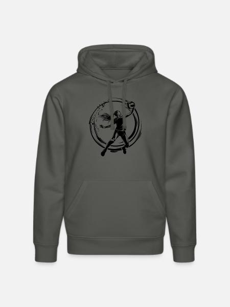 Volleyball player - Stanley/Stella DRUMMER Unisex Organic Hoodie - anthracite