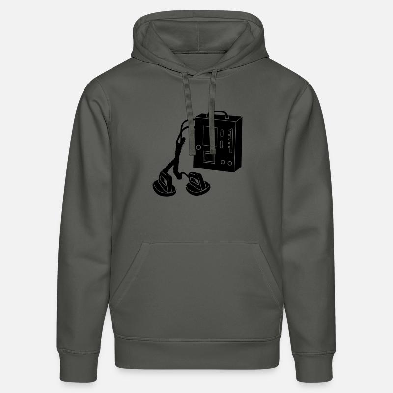 Defibrillatoren_d1 - Stanley/Stella Unisex Bio-Hoodie DRUMMER  - Anthrazit