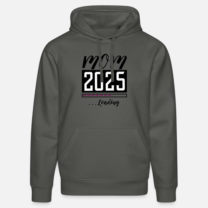 Mama 2025 Mom Loading - Stanley/Stella Unisex Bio-Hoodie DRUMMER  - Anthrazit