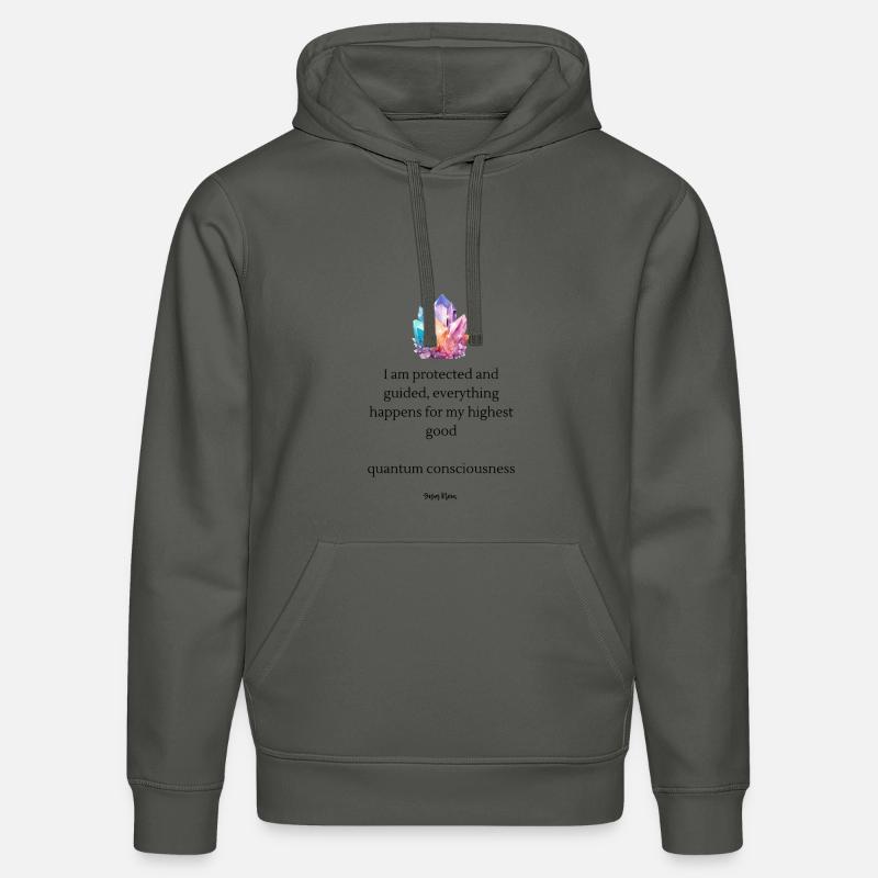 Grappe de couleurs cristallines - Sweat à capuche bio DRUMMER Stanley/Stella Unisexe - charbon