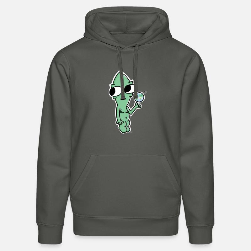 Alien 2 - Stanley/Stella Unisex Bio-Hoodie DRUMMER - Anthrazit