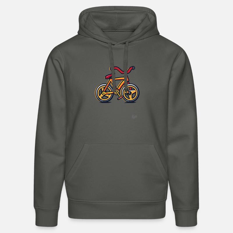 Mon premier vélo - Sweat à capuche bio DRUMMER Stanley/Stella Unisexe - charbon