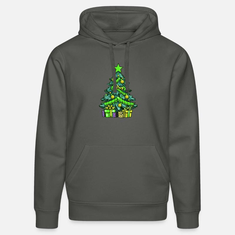 Sapin de Noël Noël - Sweat à capuche bio DRUMMER Stanley/Stella Unisexe - charbon