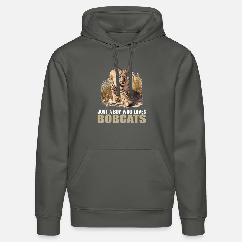 Bobcats Rotluchse Rotluchs Luchs - Stanley/Stella Unisex Bio-Hoodie DRUMMER  - Anthrazit