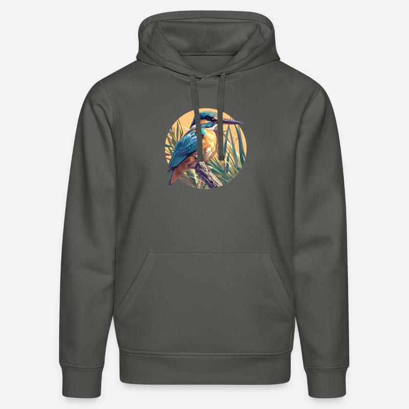 Eisvögel Eisvogel - Stanley/Stella Unisex Bio-Hoodie DRUMMER  - Anthrazit