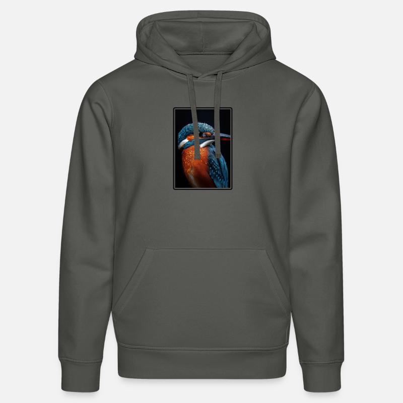 Eisvögel Eisvogel - Stanley/Stella Unisex Bio-Hoodie DRUMMER  - Anthrazit
