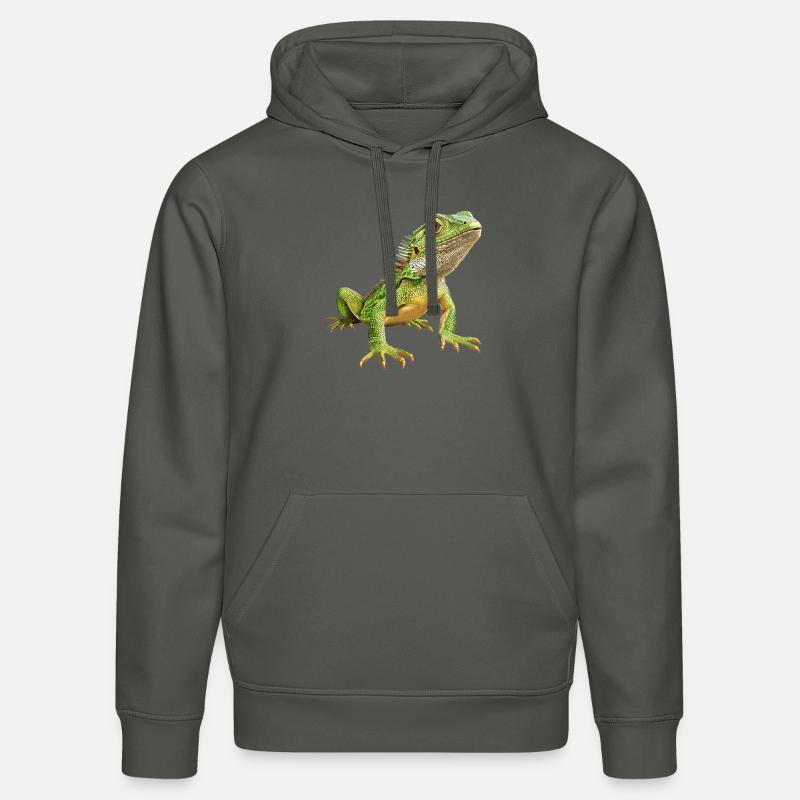 Eidechsen Eidechse - Stanley/Stella Unisex Bio-Hoodie DRUMMER  - Anthrazit