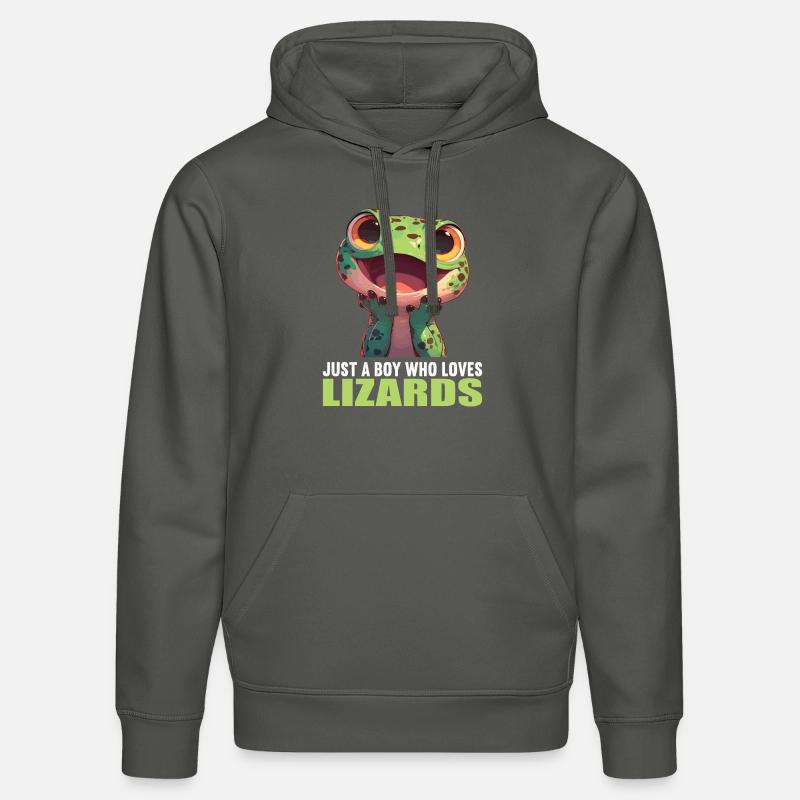 Lézards Lézard - Sweat à capuche bio DRUMMER Stanley/Stella Unisexe - charbon