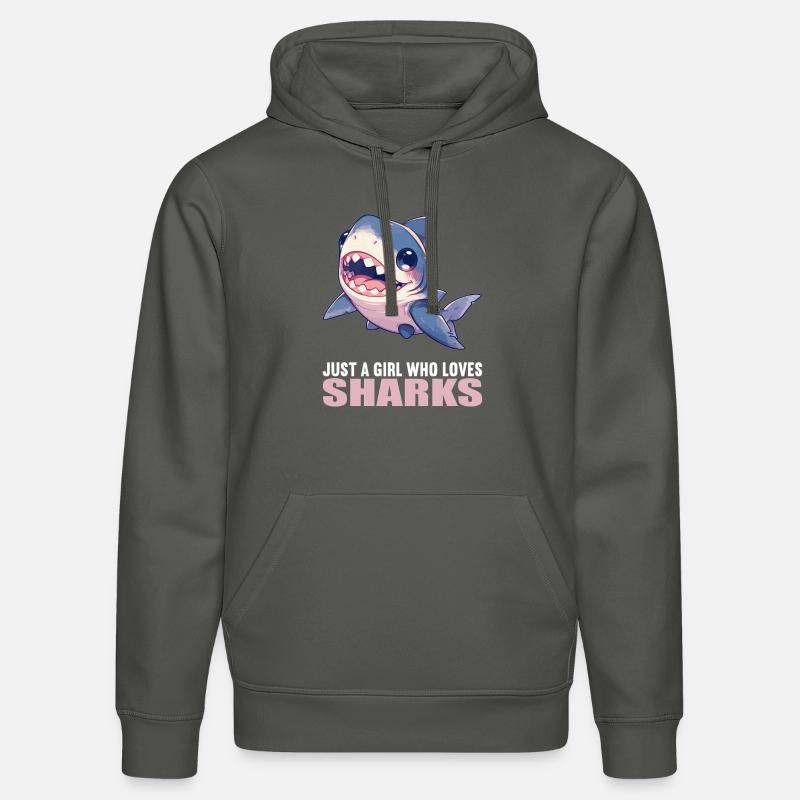 Requins Requin - Sweat à capuche bio DRUMMER Stanley/Stella Unisexe - charbon