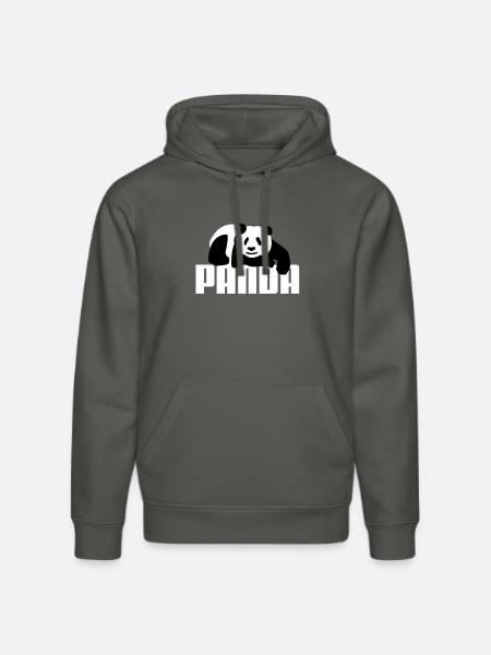 Pandabär - Stanley/Stella Unisex Bio-Hoodie DRUMMER - Anthrazit
