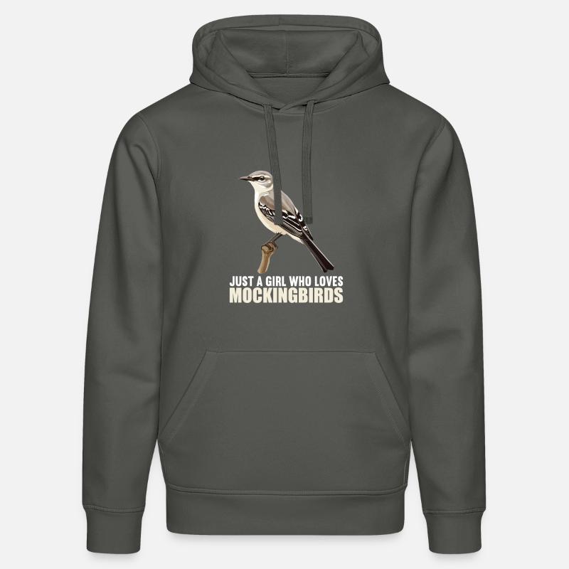 Oiseaux moqueurs Oiseaux moqueurs - Sweat à capuche bio DRUMMER Stanley/Stella Unisexe - charbon
