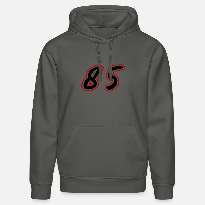 85 Symbole numérique - Sweat à capuche bio DRUMMER Stanley/Stella Unisexe - charbon