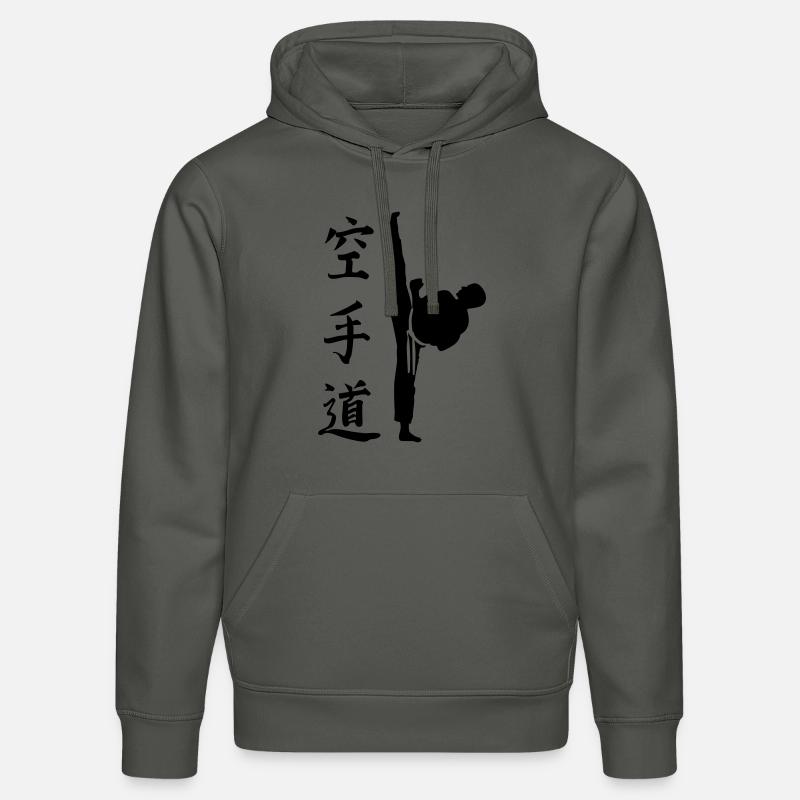 karaté - Sweat à capuche bio DRUMMER Stanley/Stella Unisexe - charbon