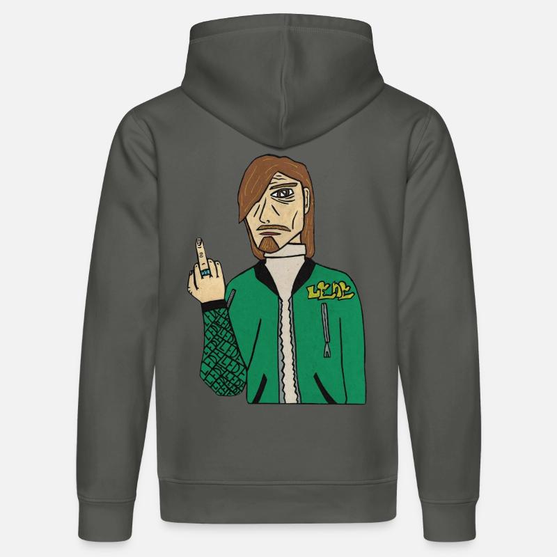 lede Markson - Stanley/Stella Unisex Bio-Hoodie DRUMMER  - Anthrazit