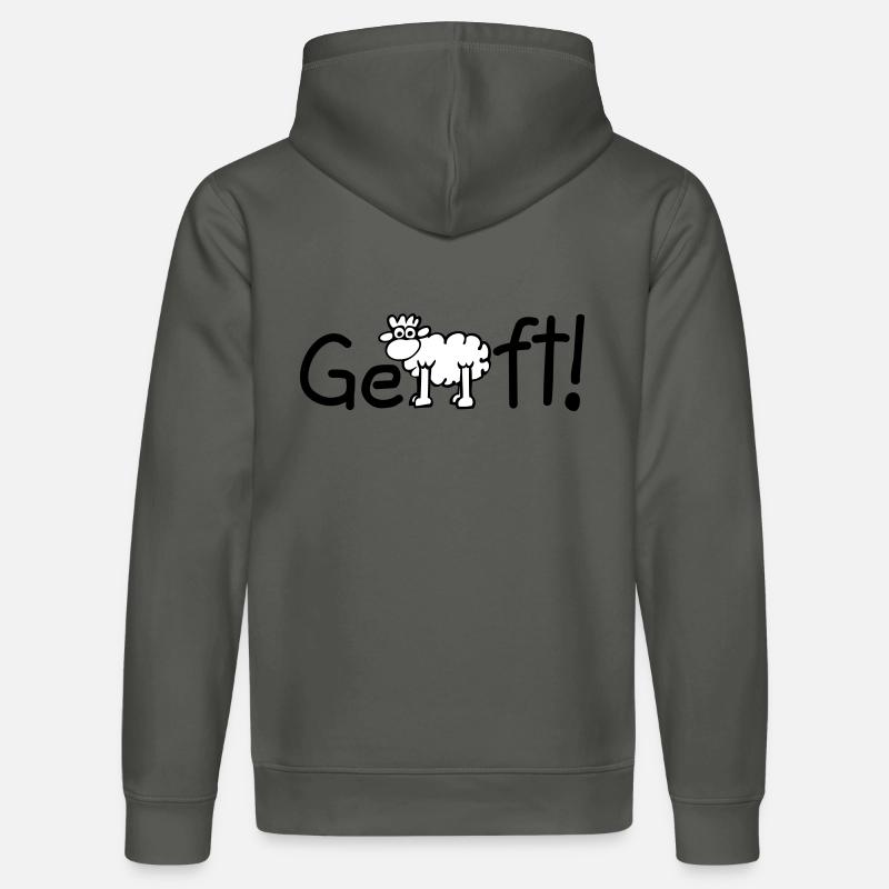 Fait! - Sweat à capuche bio DRUMMER Stanley/Stella Unisexe - charbon