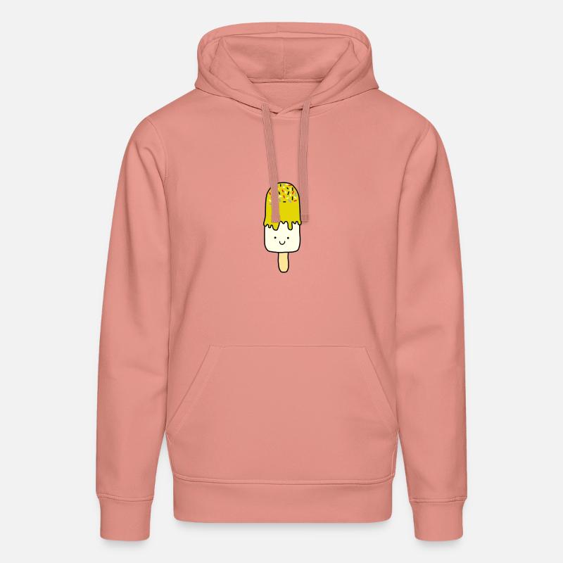 Eiscreme Eis Essen - Stanley/Stella Unisex Bio-Hoodie DRUMMER  - Altrosa