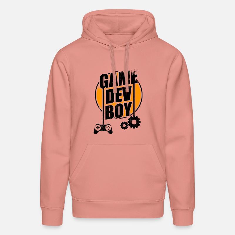 Game Dev Junge - Stanley/Stella Unisex Bio-Hoodie DRUMMER  - Altrosa
