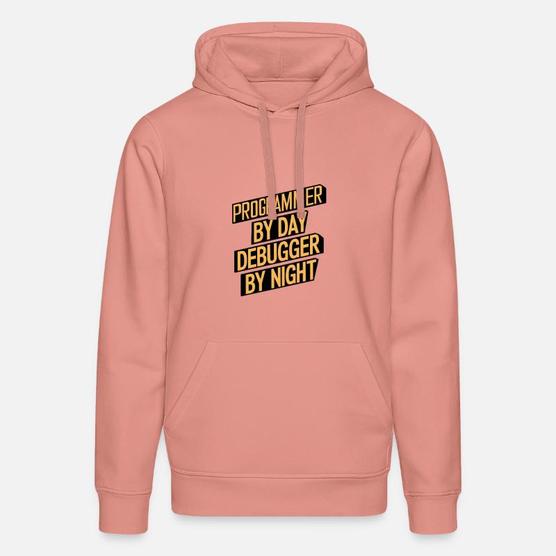 Programmer by Day, Debugger by Night - Stanley/Stella Unisex Bio-Hoodie DRUMMER  - Altrosa