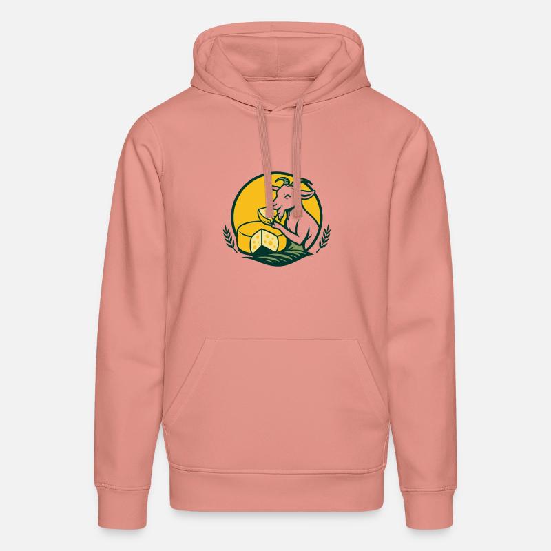 Blanc de chèvre sur fromage - Sweat à capuche bio DRUMMER Stanley/Stella Unisexe - rose poudré