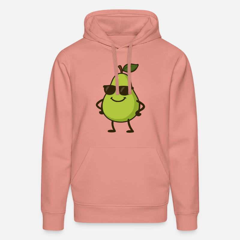 birne comic cool - Stanley/Stella Unisex Bio-Hoodie DRUMMER  - Altrosa