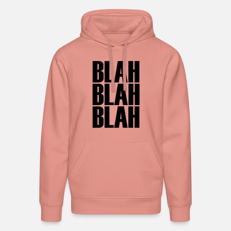 bla bla bla POP - Sweat à capuche bio DRUMMER Stanley/Stella Unisexe - rose poudré